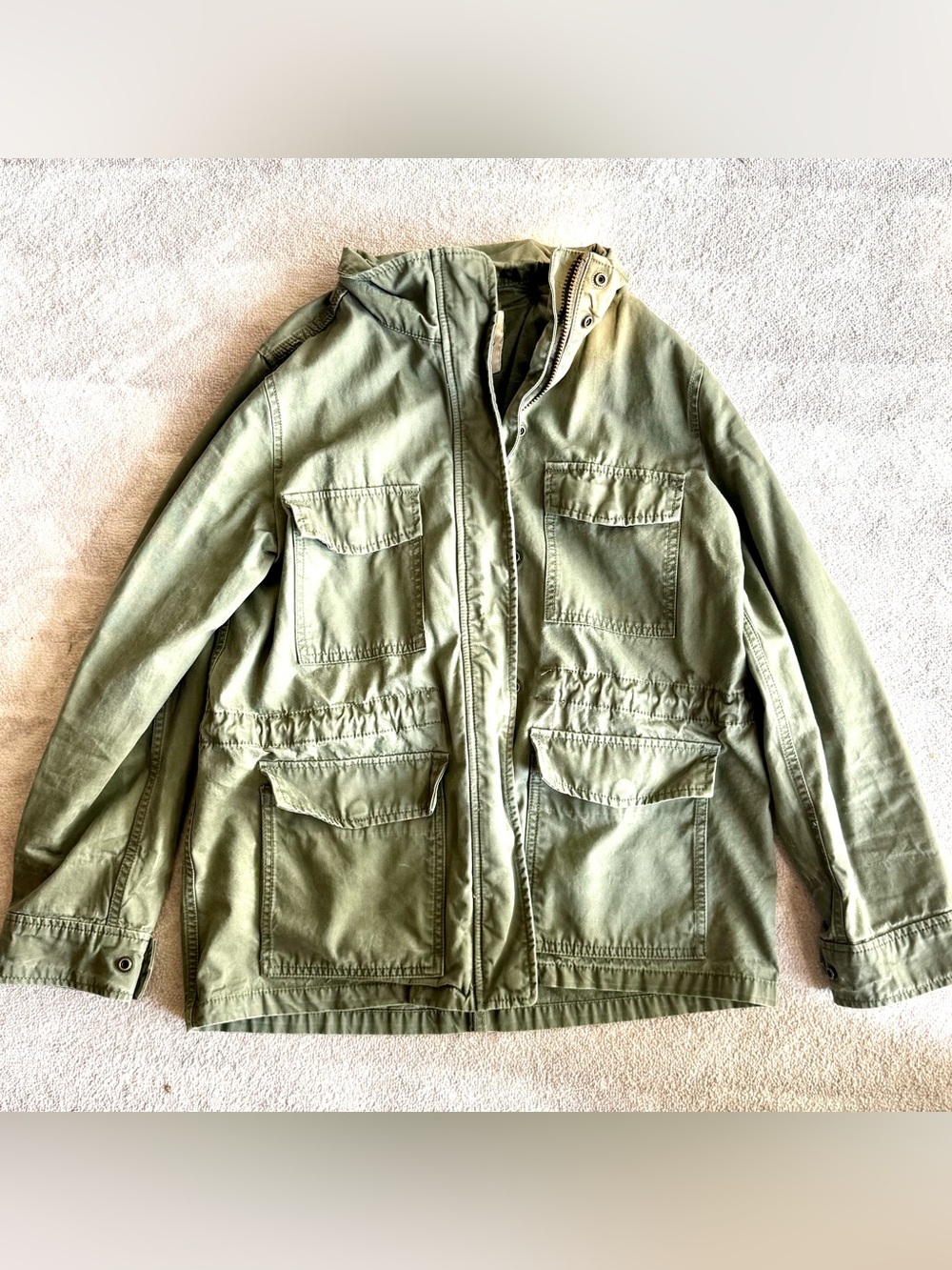 Madewell Olive Utility Field Jacket